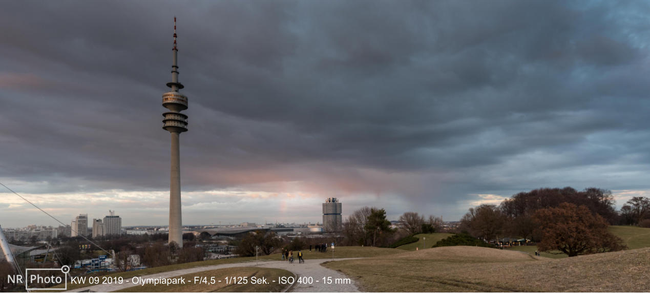 KW 09 2019 - Olympiapark - F/4,5 - 1/125 Sek. - ISO 400 - 15 mm