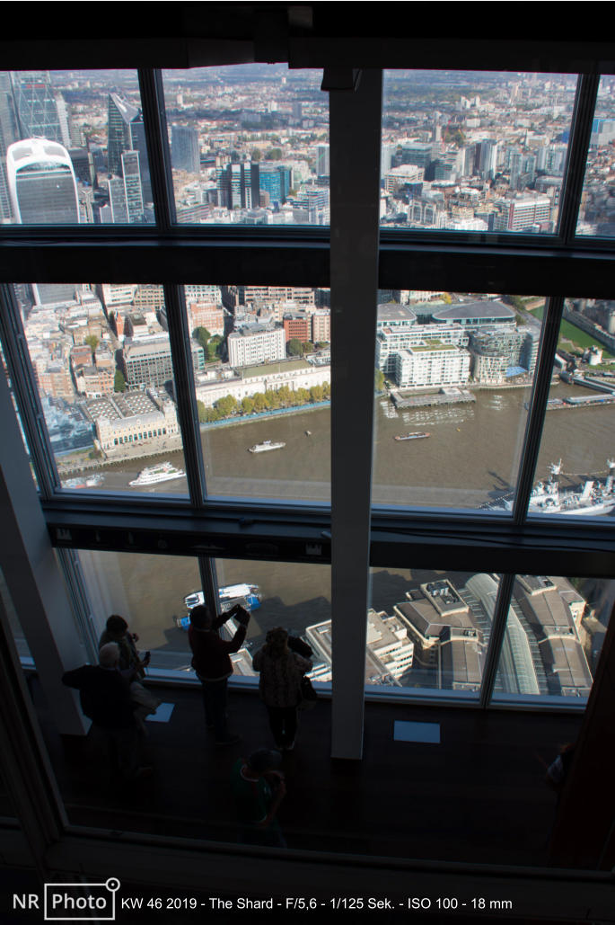 KW 46 2019 - The Shard - F/5,6 - 1/125 Sek. - ISO 100 - 18 mm