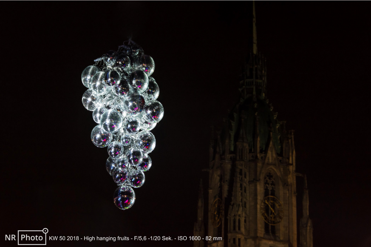 KW 50 2018 - High hanging fruits - F/5,6 -1/20 Sek. - ISO 1600 - 82 mm